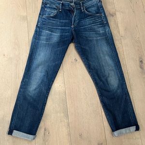 Citizens of Humanity Emerson Cropped Boyfriend Jean sz 28